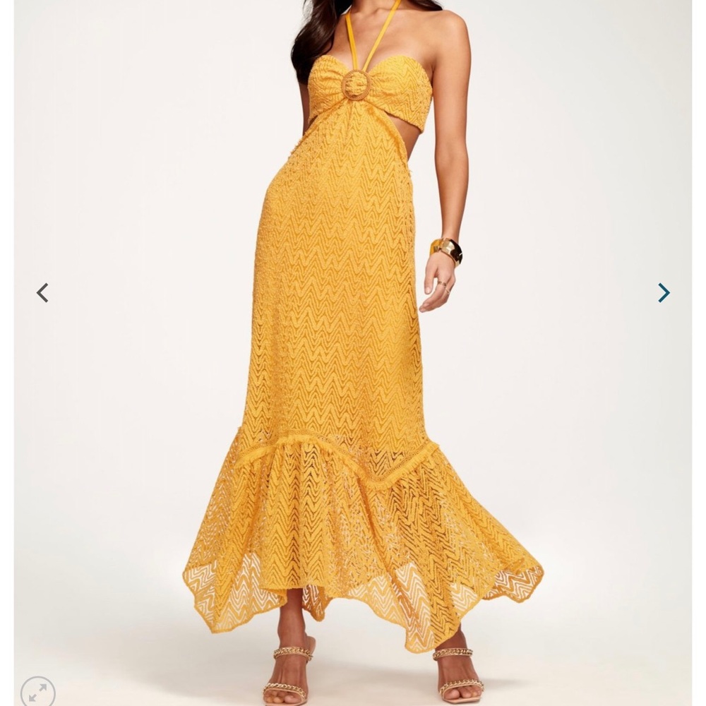 Ramy Brook Yellow Topez Dress